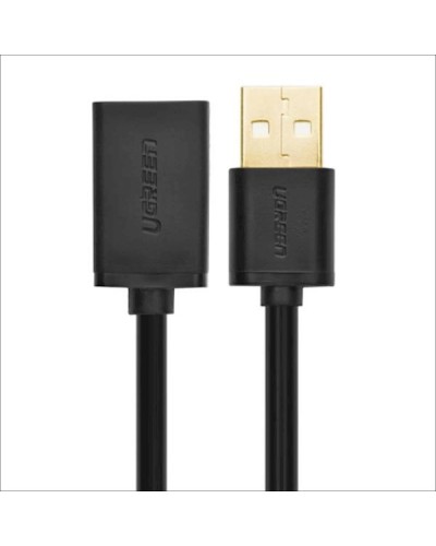 USB ადაპტერი UGREEN 10317 USB 2.0 A Male to A Female Cable 3m (Black)