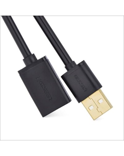 USB ადაპტერი UGREEN 10317 USB 2.0 A Male to A Female Cable 3m (Black)