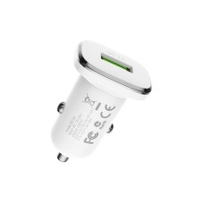 BOROFONE BZ12A Lasting power single port QC3.0 in-car charge White