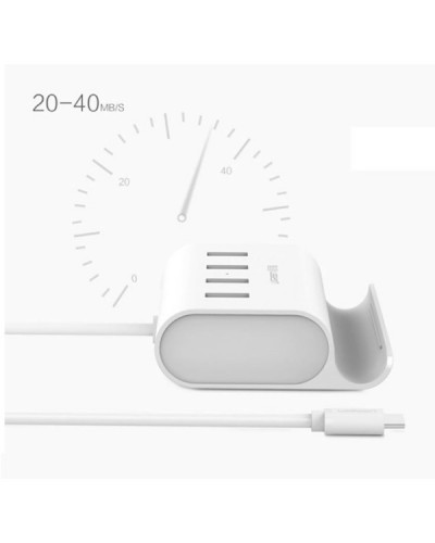 USB ჰაბი UGREEN 30288 USB-C to 4-Ports USB 2.0 Hub 0.5m (White)