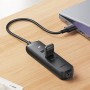 USB ჰაბი UGREEN CM416 (20984), USB-C, USB, RJ45, Hub, Black