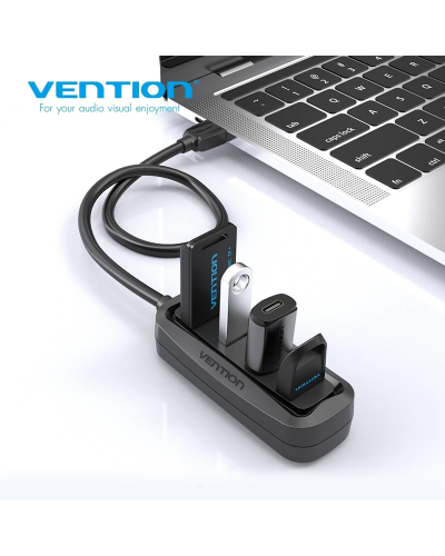 USB ჰაბი VENTION VAS-J43-B100 1M