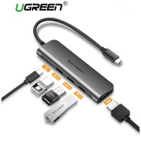 ადაპტერი UGREEN CM136 (50209) USB Type C to Hdmi+Usb 3.0+Pd Power Converter