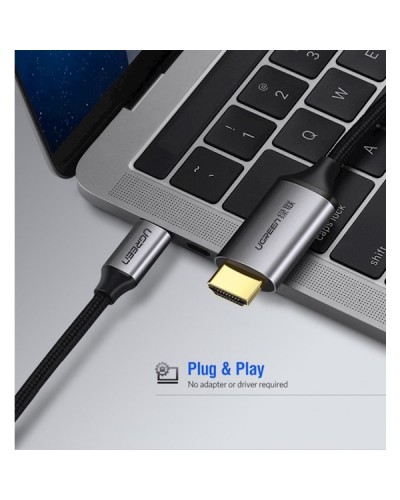 UGREEN MM142 USB Type-C to HDMI Cable 1.5m Black