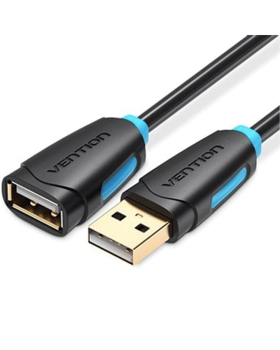 USB კაბელი VENTION CBCBF USB2.0 Extension Cable 1M Black