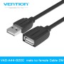 სადენი Vention VAS-A44-B200 USB2.0 male to female Cable 2M