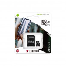 Kingston 128GB microSDXC C10 UHS-I R100MB/s Canvas Select Plus + SD