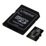 ფლეშ მეხსიერების ბარათი Kingston 32GB microSDHC C10 UHS-I R100MB/s Canvas Select Plus + SD