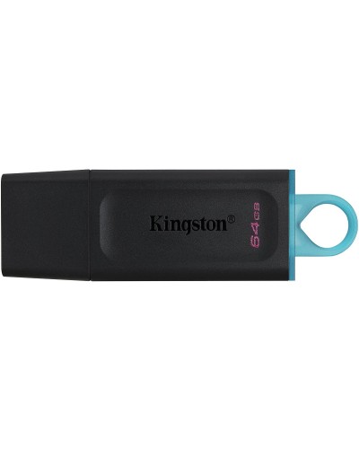 USB ფლეშ მეხსიერება Kingston 64GB DataTraveler Exodia USB 3.2 - Black+Teal