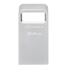 USB ფლეშ მეხსიერება Kingston DTMC3G2/64GB, 64GB, USB 3.2, Silver
