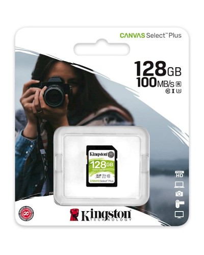 მეხსიერების ბარათი Kingston SDS2/128GB, 128GB, SDS2, V30, UHS-I, U3, Black