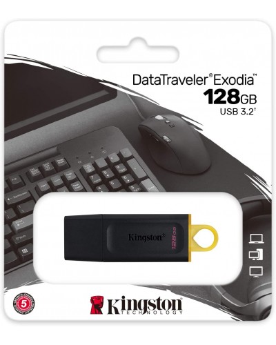 ფლეშ მეხსიერება Kingston 128GB USB3.2 DT Exodia - DTX/128GB