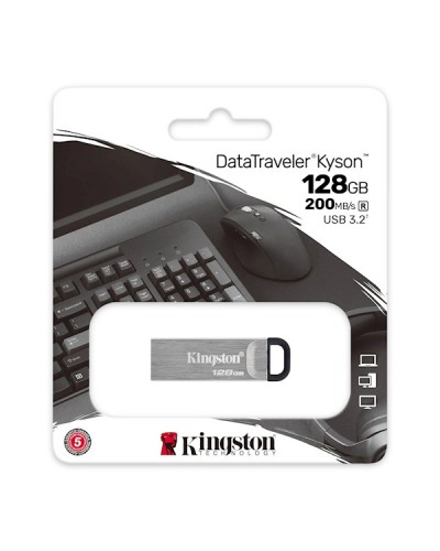 ფლეშ მეხსიერება: Kingston USB Flash Drive 128GB DataTraveler Kyson USB3.2 DTKN/128GB