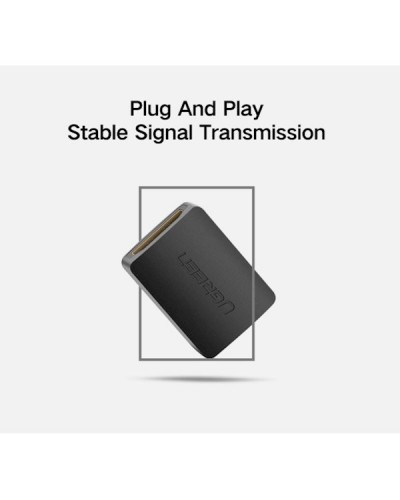 ადაპტერი UGREEN 20107 HDMI Female to Female Adapter (Black)