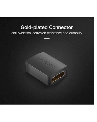 ადაპტერი UGREEN 20107 HDMI Female to Female Adapter (Black)