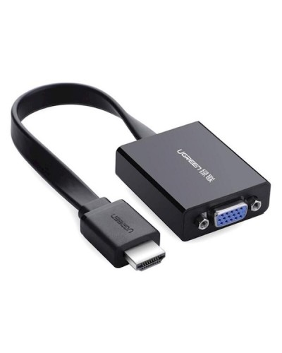 HDMI გადამყვანი UGREEN MM103 HDMI To VGA Converter 25cm (Black)