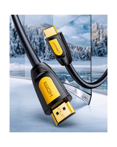HDMI კაბელი UGREEN HD101 (10130) HDMI to HDMI Cable, 3m Yellow/Black