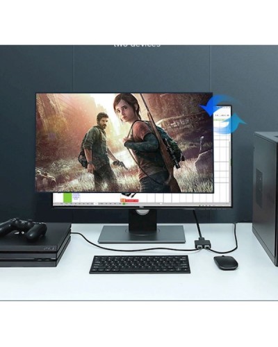 HDMI სვიჩი UGREEN CM217 (50966) 2 In 1 Out HDMI 1.4 Switcher 4Kx2K@30Hz