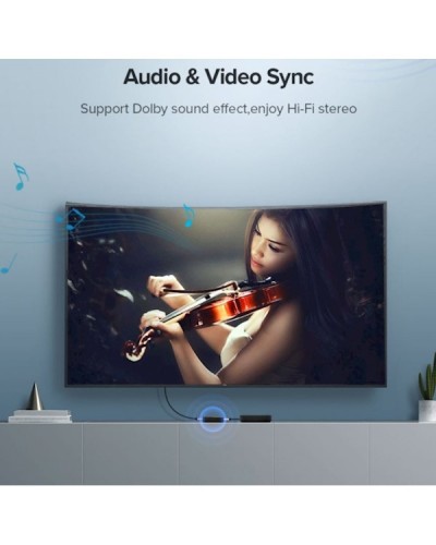 HDMI სვიჩი UGREEN CM217 (50966) 2 In 1 Out HDMI 1.4 Switcher 4Kx2K@30Hz
