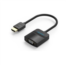 ადაპტერი VENTION 42154 HDMI TO VGA CONVERTER 0.15M BLACK