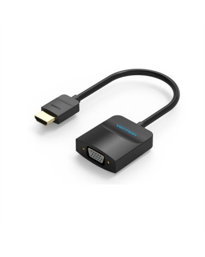 ადაპტერი VENTION 42154 HDMI TO VGA CONVERTER 0.15M BLACK