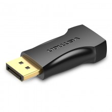 ადაპტერი VENTION HBPB0 DisplayPort Male to HDMI Female 4K Adapter Black (DP TO HDMI)