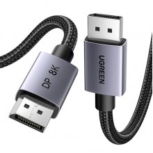 ვიდეო კაბელი UGREEN 25905, 8K DisplayPort To DisplayPort DP To DP Cable, 2M, Black/Gray