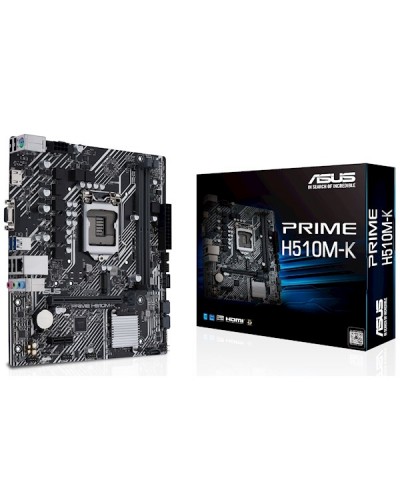 დედა დაფა: Asus PRIME H510M-K 2DDR4 LGA1200