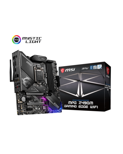 დედა დაფა MSI MPG_Z490M_GAM_EDGE_WIFI s1200 Z490 4xDDR4 HDMI-DP Wi-Fi BT mATX