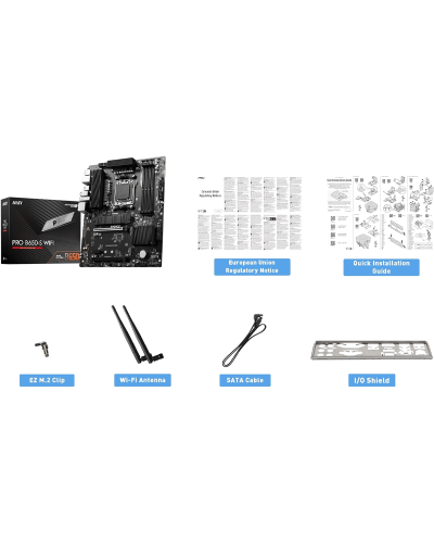 დედა დაფა MSI PRO B650-S WIFI 4DDR5 AM5