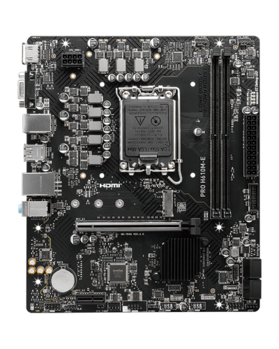 დედა დაფა MSI PRO H610M-E 911-7D48-019 2X DDR5
