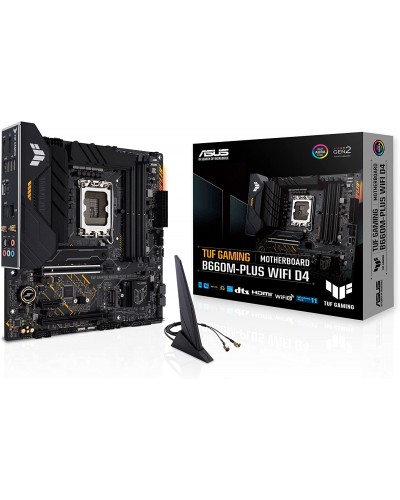 დედა დაფა TUF GAMING ASUS B660M-PLUS WIFI DDR5 LGA1700,B660,USB3.2 GEN 2X2,MB 4 x DIMM, Max. 128GB, 