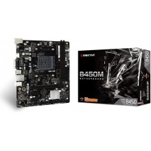 დედადაფა Biostar Mainboard,AMD B450, B450MHP Socket AM4, uATX, GbE /DDR4 3200/2 x DDR4/4 x SATA III Connector (6Gb/s) RAID 0, 1, 10