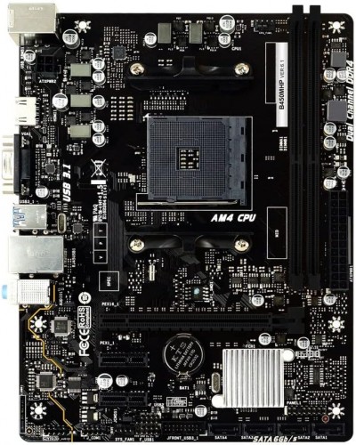 დედადაფა Biostar Mainboard,AMD B450, B450MHP Socket AM4, uATX, GbE /DDR4 3200/2 x DDR4/4 x SATA III Connector (6Gb/s) RAID 0, 1, 10