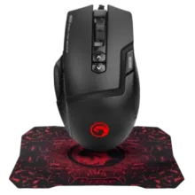 მაუსი და პადი MARVO M355+G1 WIRED GAMING MOUSE AND MOUSE PAD COMBO