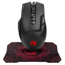 მაუსი და პადი MARVO M355+G1 WIRED GAMING MOUSE AND MOUSE PAD COMBO