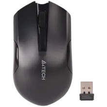 მაუსი A4Tech G3-200NS, V-Track Wireless G3 Mouse with silence button USB (USB BLACK+ORANGE)
