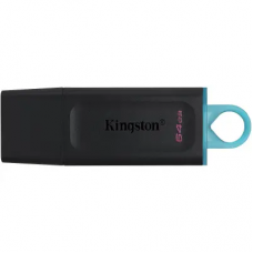 USB ფლეშ მეხსიერება Kingston 64GB DataTraveler Exodia USB 3.2 - Black+Teal
