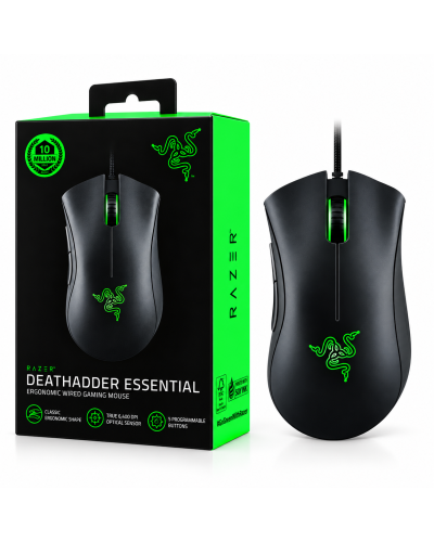 მაუსი - Razer DeathAdder / სადენით / 6400 DPI / შავი
