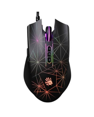მაუსი A4Tech Bloody P81s, RGB ANIMATION GAMING MOUSE, Curve Activated
