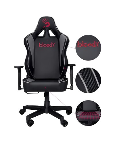სავარძელი GC-330 BLOODY GAMING CHAIR BLACK+GREY