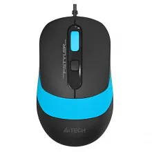 მაუსი A4Tech FM10S FSTYLER WIRED MOUSE WITH SILENT CLICK USB BLUE 1600 DPI