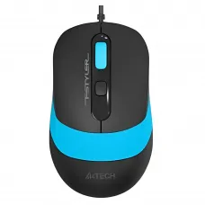 მაუსი A4Tech FM10S FSTYLER WIRED MOUSE WITH SILENT CLICK USB BLUE 1600 DPI