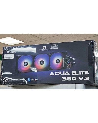 წყლის გაგრილების სისტემა THERMALRIGHT AQUA ELITE 360 BLACK ARGB V3 CPU Universal Cooler