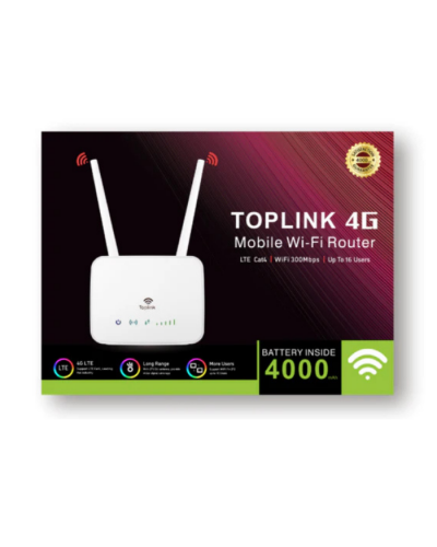 Wi-Fi როუტერი - TopLink HW303 / 4G როუტერი / ელემენტით 
