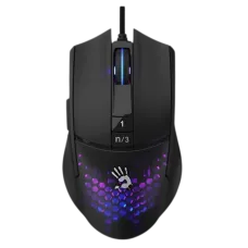 მაუსი Bloody L65 Max RGB Light Weight Gaming Mouse USB (Honeycomb) Activated