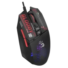 მაუსი Bloody W60 Max Mini RGB Light Weight Gaming Mouse USB (Honeycomb) Activated