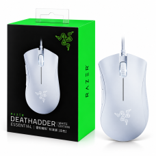 მაუსი - Razer DeathAdder / სადენით / 6400 DPI / თეთრი
