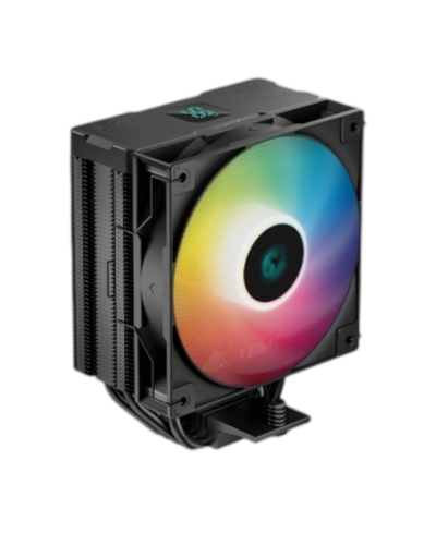 მაგრილებელი AG400 DIGITAL BK ARGB, DeepCool Cooler, 3-Pin RGB LED, 4-Pin PWM, 500~2100 RPM, Hydro Bearing,AMD/AM5/AM4