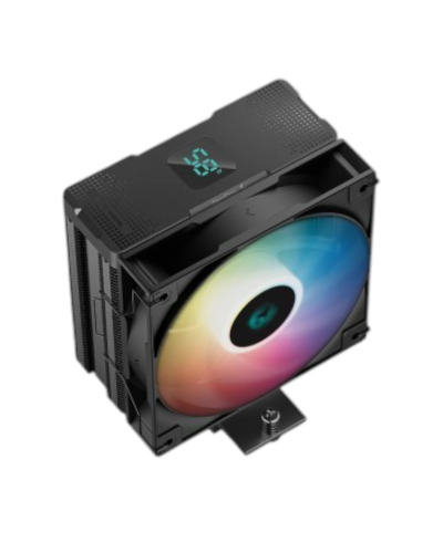 მაგრილებელი AG400 DIGITAL BK ARGB, DeepCool Cooler, 3-Pin RGB LED, 4-Pin PWM, 500~2100 RPM, Hydro Bearing,AMD/AM5/AM4